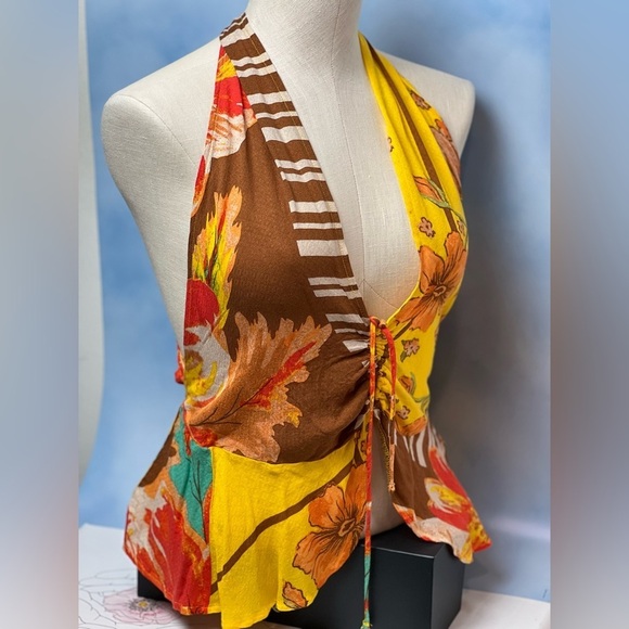 Free People NWOT Hot Tropic Tank in Mango Combo size M - Picture 7 of 13